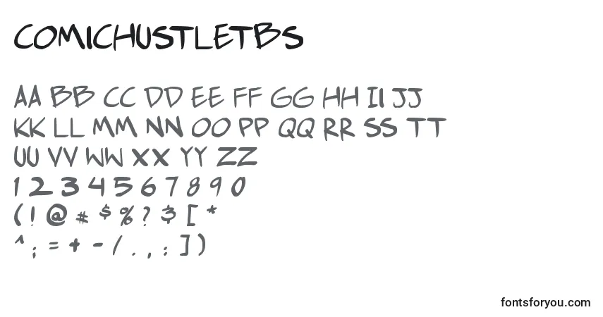 Comichustletbs Font – alphabet, numbers, special characters