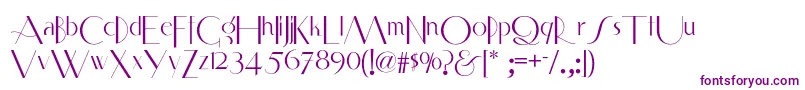 Smartfrocksnf Font – Purple Fonts on White Background