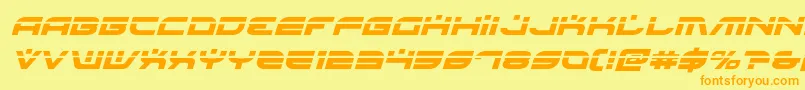 Saiba mais sobre a fonte Battlefieldv4laserital Fonte Battlefieldv4laserital – fontes laranjas em um fundo amarelo