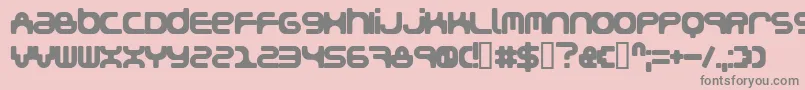 Шрифт Snakegirl – серые шрифты на розовом фоне