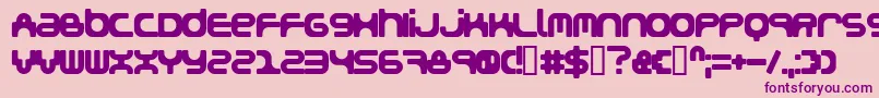 Snakegirl Font – Purple Fonts on Pink Background