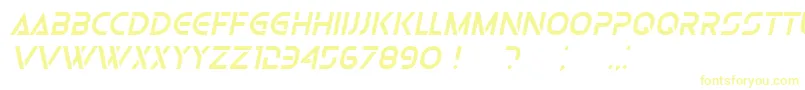 Шрифт OlgaItalic – жёлтые шрифты