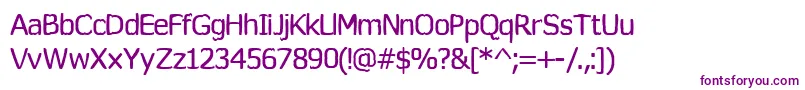 Police Wormfont – polices violettes