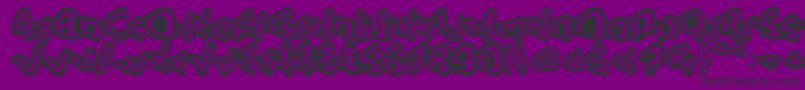 StreetStyle Font – Black Fonts on Purple Background