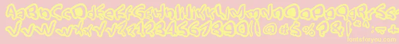 StreetStyle Font – Yellow Fonts on Pink Background