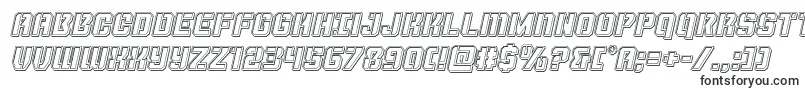Шрифт Thundertrooperengraveital – шрифты для Sony Vegas Pro