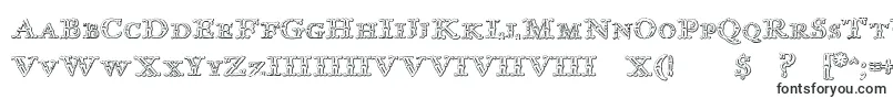 ImprentaRoyalNonpareilBeveled-fontti – Lyijykynäfontit