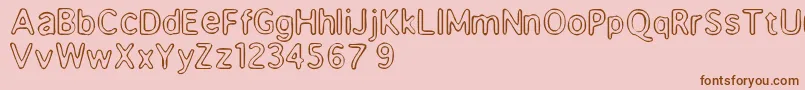 Más sobre la fuente Enemafont fuente Enemafont – Fuentes Marrones Sobre Fondo Rosa