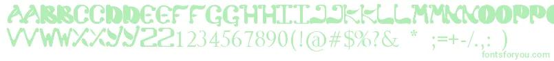 Colato Font – Green Fonts on White Background