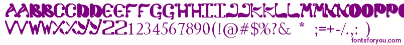 Colato Font – Purple Fonts on White Background