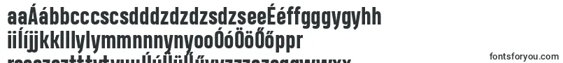 Шрифт HeadingProExtraboldTrial – венгерские шрифты