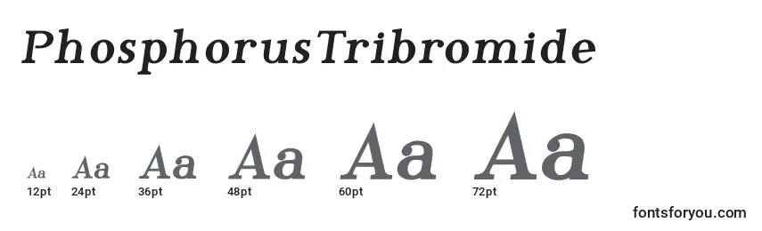Größen der Schriftart PhosphorusTribromide