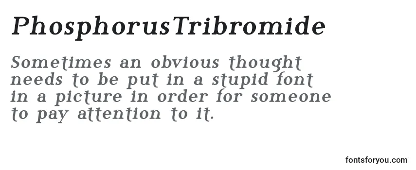PhosphorusTribromide Font