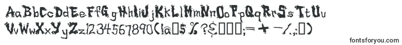 Шрифт Drippy – шрифты, начинающиеся на D