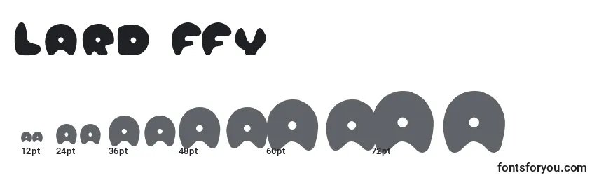 Lard ffy Font Sizes