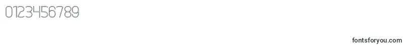 EssentialArrangementHollow Font – Fonts for Numbers and Digits