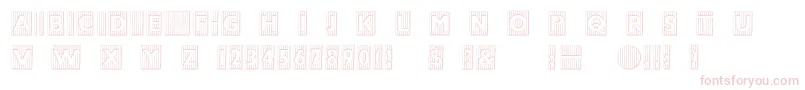 BadbaltimoreBeveled Font – Pink Fonts on White Background