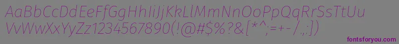 Más sobre la fuente FirasansThinitalic fuente FirasansThinitalic – Fuentes Moradas Sobre Fondo Gris