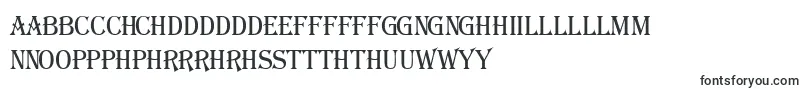 Шрифт AAlgeriuscapsnr – валлийские шрифты