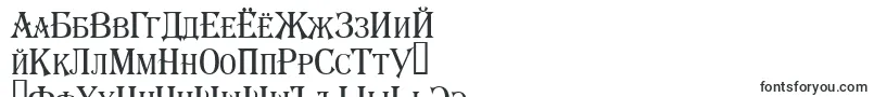AAlgeriuscapsnr-Schriftart – russische Schriften