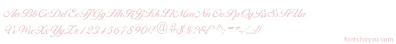 BallantinesRegular Font – Pink Fonts on White Background