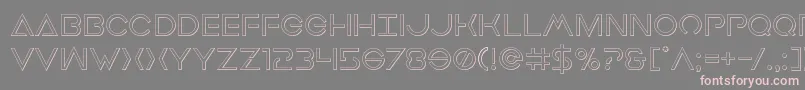 Earthorbiterout Font – Pink Fonts on Gray Background