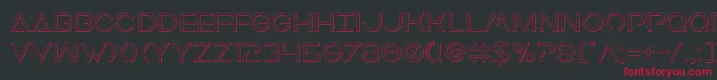 More about Earthorbiterout Font Earthorbiterout Font – Red Fonts on Black Background
