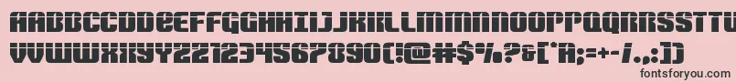 Nightwraithlaser Font – Black Fonts on Pink Background