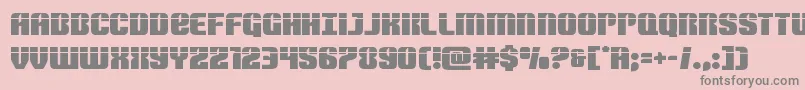 Nightwraithlaser Font – Gray Fonts on Pink Background