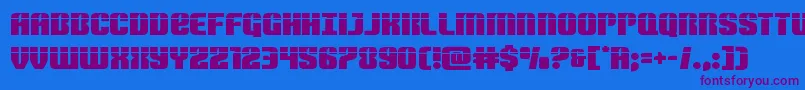 Nightwraithlaser Font – Purple Fonts on Blue Background