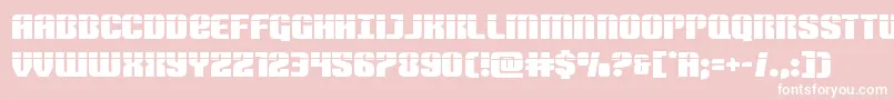 Nightwraithlaser Font – White Fonts on Pink Background