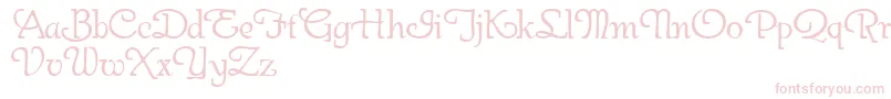 GaherisDemo Font – Pink Fonts on White Background