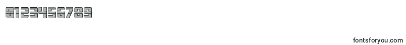 Buchananchrome Font – Fonts for Numbers and Digits