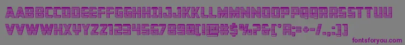 Buchananchrome Font – Purple Fonts on Gray Background