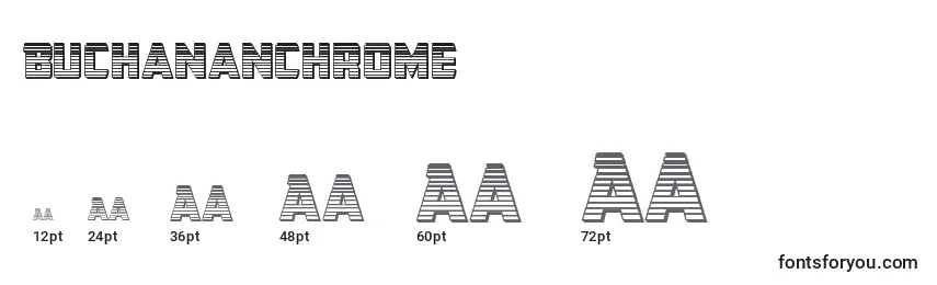 Buchananchrome Font Sizes