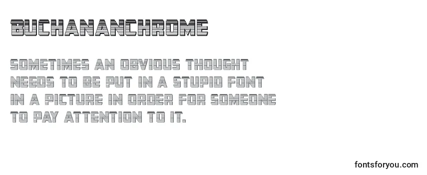 Шрифт Buchananchrome
