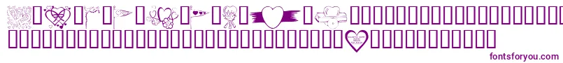 KrValentines2006Nine Font – Purple Fonts