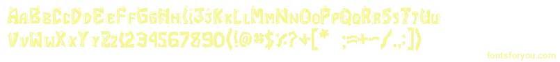 JiChimichanga Font – Yellow Fonts