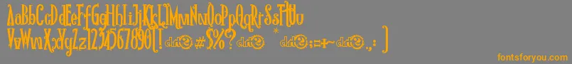 RioFrescataDemo Font – Orange Fonts on Gray Background
