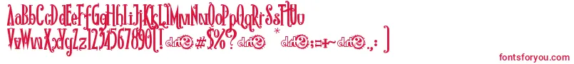 RioFrescataDemo Font – Red Fonts on White Background