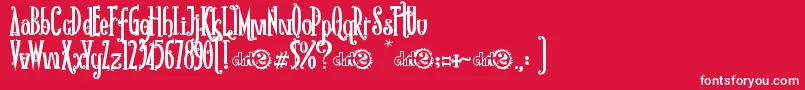 RioFrescataDemo Font – White Fonts on Red Background