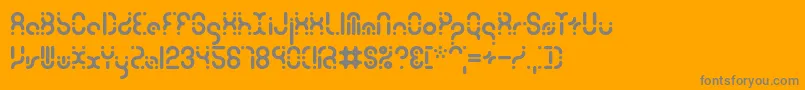 ZoetropeBrkフォントについての詳細 フォントZoetropeBrk – オレンジの背景に灰色の文字