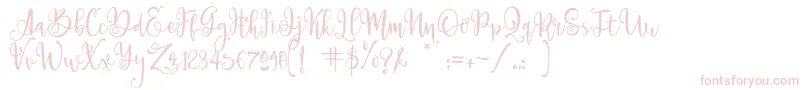 ParadisoVintageDemo Font – Pink Fonts