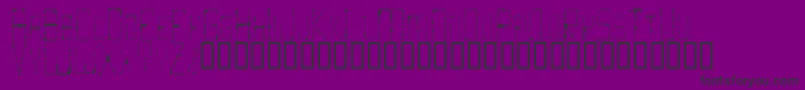 SkidmarksRegular Font – Black Fonts on Purple Background