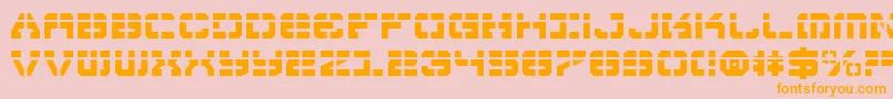 VyperLaser Font – Orange Fonts on Pink Background