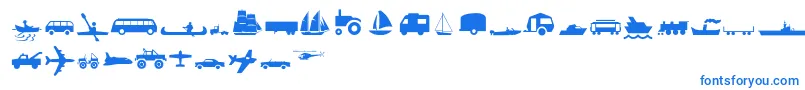 Transportmt Font – Blue Fonts