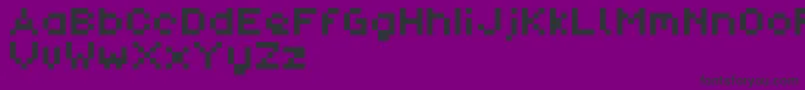 fuente PixlDemo – Fuentes Negras Sobre Fondo Morado