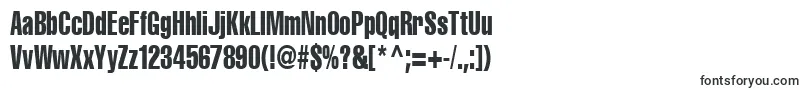 Cyrilliccompressed80-fontti – Alkavat C:lla olevat fontit