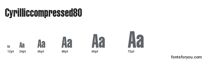 Cyrilliccompressed80 Font Sizes