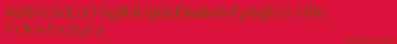 fuente Piringhitam – Fuentes Marrones Sobre Fondo Rojo